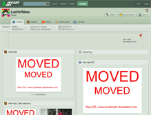 Tablet Screenshot of luchinfakes.deviantart.com