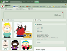 Tablet Screenshot of jake1423.deviantart.com