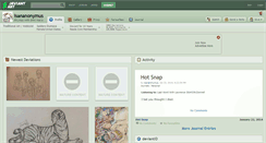 Desktop Screenshot of isananonymus.deviantart.com