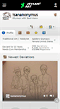 Mobile Screenshot of isananonymus.deviantart.com