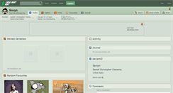 Desktop Screenshot of fewyn.deviantart.com