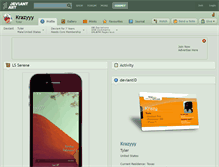 Tablet Screenshot of krazyyy.deviantart.com
