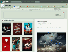 Tablet Screenshot of kanshave.deviantart.com