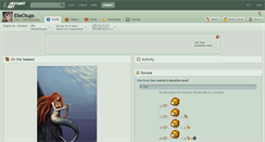 Desktop Screenshot of ellechups.deviantart.com
