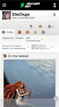 Mobile Screenshot of ellechups.deviantart.com