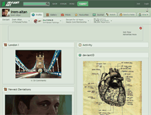 Tablet Screenshot of irem-altan.deviantart.com