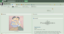 Desktop Screenshot of pagodacomics.deviantart.com