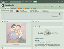 Tablet Screenshot of pagodacomics.deviantart.com