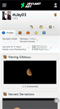 Mobile Screenshot of mjay03.deviantart.com