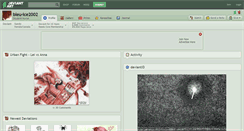 Desktop Screenshot of bleu-ice2002.deviantart.com