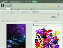 Tablet Screenshot of grrrenadine.deviantart.com