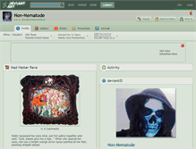 Tablet Screenshot of non-nematode.deviantart.com