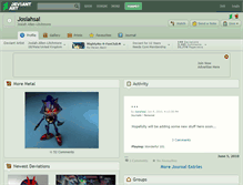 Tablet Screenshot of josiahsal.deviantart.com