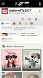 Mobile Screenshot of marionette2007.deviantart.com