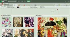 Desktop Screenshot of elflover21.deviantart.com