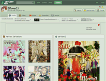 Tablet Screenshot of elflover21.deviantart.com
