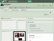 Tablet Screenshot of devilmaycry.deviantart.com