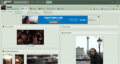 Desktop Screenshot of ezaka.deviantart.com
