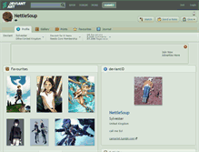 Tablet Screenshot of nettlesoup.deviantart.com