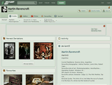 Tablet Screenshot of martin-ravencroft.deviantart.com