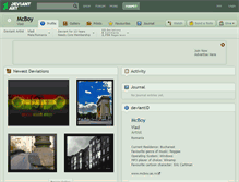 Tablet Screenshot of mcboy.deviantart.com