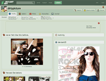 Tablet Screenshot of dirtypicture.deviantart.com