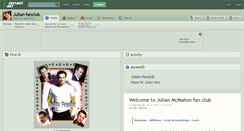 Desktop Screenshot of julian-fanclub.deviantart.com