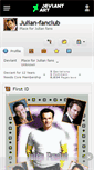 Mobile Screenshot of julian-fanclub.deviantart.com