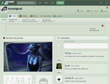 Tablet Screenshot of nolasbigbutt.deviantart.com