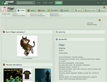 Tablet Screenshot of fijigrl.deviantart.com