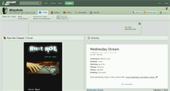 Desktop Screenshot of dizzyskulz.deviantart.com