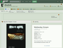 Tablet Screenshot of dizzyskulz.deviantart.com