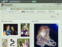 Tablet Screenshot of choryunami.deviantart.com