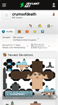 Mobile Screenshot of crumsofdeath.deviantart.com
