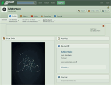 Tablet Screenshot of luisbordalo.deviantart.com