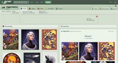 Desktop Screenshot of magichatgs2.deviantart.com