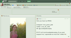 Desktop Screenshot of jade-moon.deviantart.com
