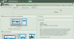 Desktop Screenshot of mangion.deviantart.com