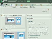 Tablet Screenshot of mangion.deviantart.com