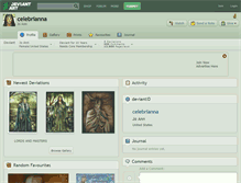 Tablet Screenshot of celebrianna.deviantart.com