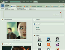 Tablet Screenshot of dcsmc.deviantart.com