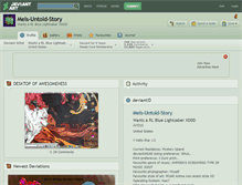 Tablet Screenshot of mels-untold-story.deviantart.com