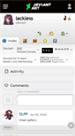 Mobile Screenshot of lackless.deviantart.com