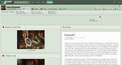 Desktop Screenshot of hale-elizabeth.deviantart.com