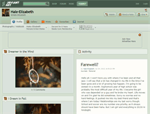 Tablet Screenshot of hale-elizabeth.deviantart.com