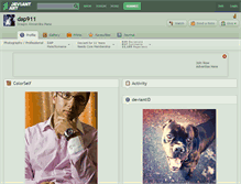 Tablet Screenshot of dap911.deviantart.com