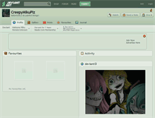 Tablet Screenshot of creepymikuplz.deviantart.com