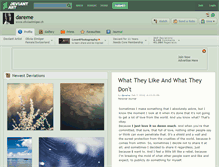 Tablet Screenshot of dareme.deviantart.com