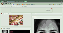 Desktop Screenshot of chellybean1606.deviantart.com