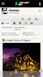 Mobile Screenshot of kheelan.deviantart.com